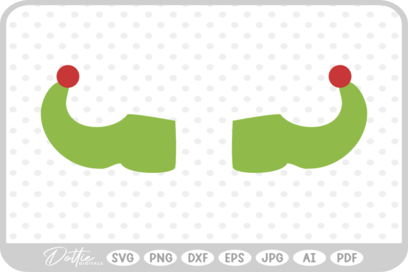 Christmas Elf Shoes SVG PNG DXF Review