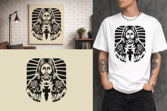 Christmas Sublimation - Jesus Art: A Must-Have for Creative Graphics