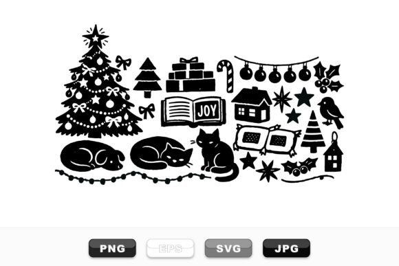 Cozy Christmas Holiday Clipart: A Designer's Review