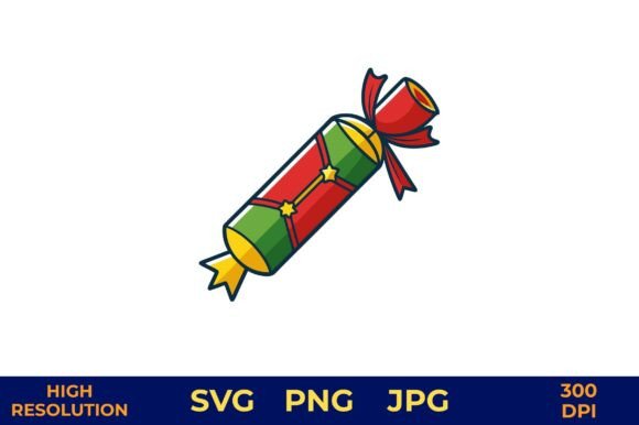 Festive Christmas Cracker Graphics: A Holiday Illustration Review