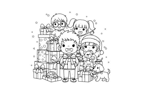 Happy Family Christmas Graphics: A Perfect Illustration