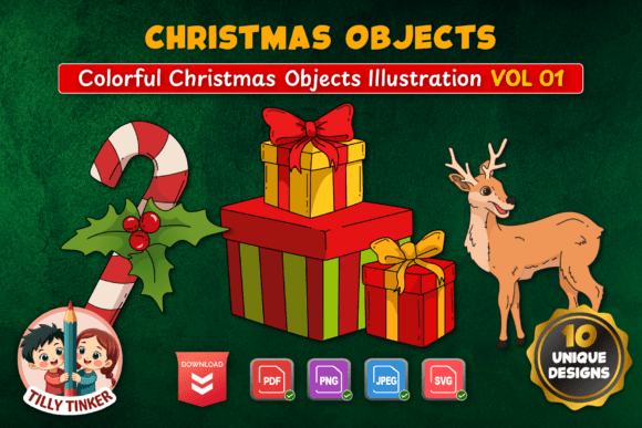 Review: Christmas Objects Illustration Vol 01 for Graphics