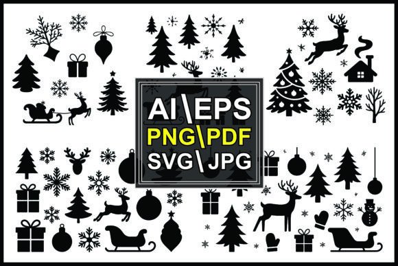 Reviewing Silhouette Christmas Holiday and Symbols Graphics