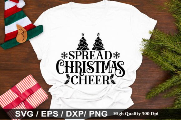 Spread Christmas Cheer SVG: A Perfect Graphic for Local Brands